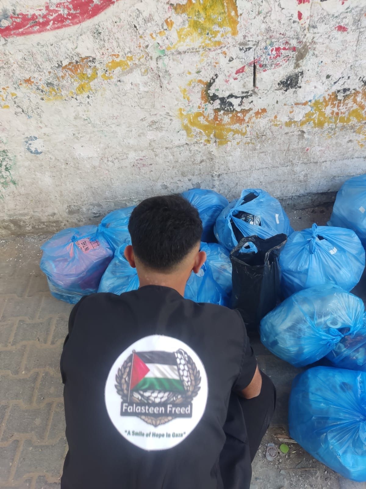 Preparing aid for delivery